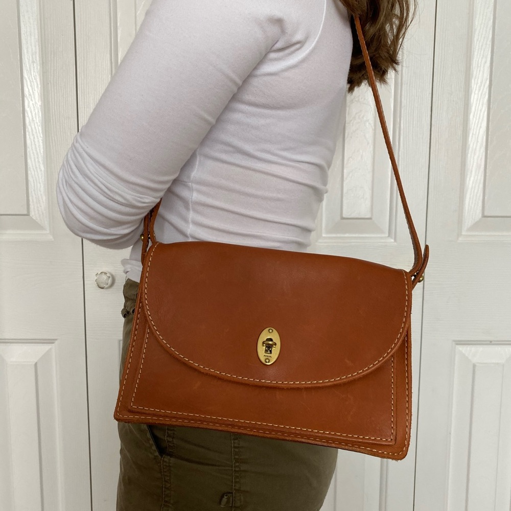 Crossbody Fossil Leather Purse